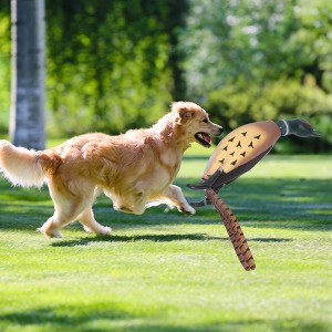 Fake bird for dog training, dog training, indoor and outdoor, imitating dead birds, essential chewing toys, perfect size for all - 1 of 4
