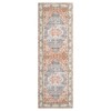 Garvee Traditional Vintage Boho Floral Area Rug , Non-Shedding Low Pile Carpet with Non-Slip Rubber Backing (Pink) - 2 of 4