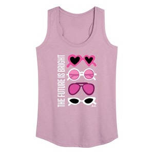 Women's - Barbie - The Future is Bright Graphic Racerback Tank - 1 of 4