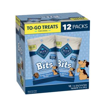 Blue Buffalo Bits To Go Multipack Chicken Flavor Dry Dog Food - 1oz/12ct