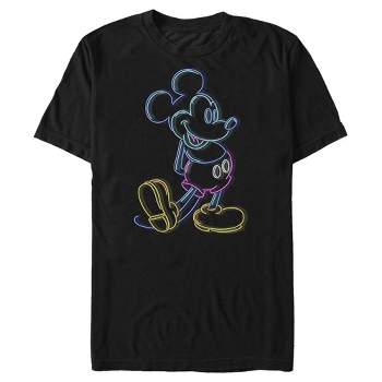 Men's Mickey & Friends Mickey Mouse Classic Neon Light T-Shirt