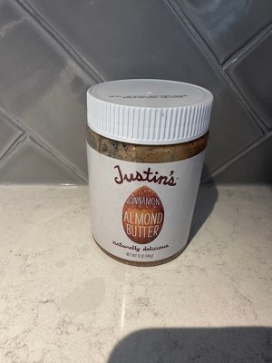 Justin's Justin's Vanilla Almond Butter, Gluten-free, Non-GMO, Vegan,  Sustainably Sourced, 16 Ounce Jar