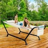 Sorbus Cozy Hammock Bed- Patio Hammock with Stand w/Pillow and Storage Pockets - For Patio, Garden, Backyard, Poolside - 2 of 4