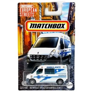 MATCHBOX RENAULT MASTER AMBULANCE EUROPEAN STREETS 2024 - 1 of 3