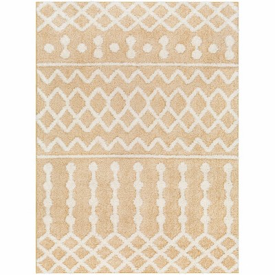 Hauteloom Ilyas Camel Plush Area Rug