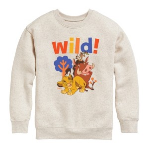 Boys' - Disney - Wild! Graphic Long Sleeve Fleece Sweatshirt - 1 of 4