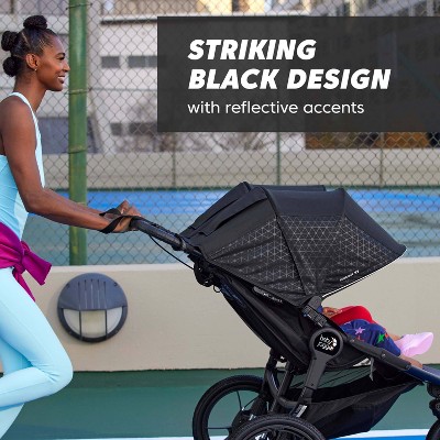 Summit X3 Double All-Terrain Black Aluminium Jogging Stroller