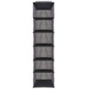 J&V TEXTILES Hanging Closet Organizer, 6-Shelf 10-Shelf Closet Hanging Storage Shelves, Grey/Beige 2-Pack - 3 of 4