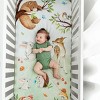 Baby Gift Set, Crib Sheet & Swaddle Newborn Gift Box, Woodland Theme - 4 of 4