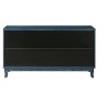 Rattan Sideboard Buffer Cabinet With 4 Rattan Doors Modern Storage Cupboard Console Table For Living Room Hallway Decor - 3 of 4