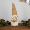 Northlight Standing Gnome Girl with Plush Hat Christmas Figurine - 11.5" - 2 of 4