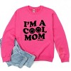 Simply Sage Market S.W.Smiley I'm A Cool Mom Smiley Face Sweatshirt - 3 of 4