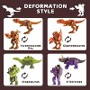 5 Star Super Deals 2 in 1 Dinosaur Robot Transforming Toy Dinosaur Robot W/ Movable Limb  Action Figure T-Rex Velociraptor Carnotaurus Dilophosaurus - 2 of 4