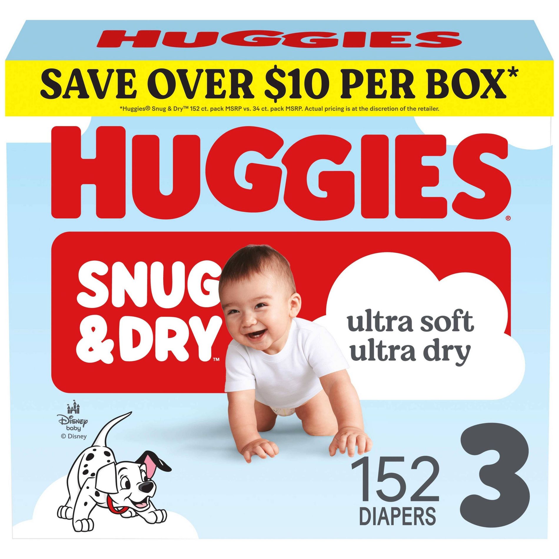 Huggies Snug & Dry Ultra Soft Diapers - (Select Size and Count)