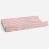 Bacati - Olivia Coral Triangles Quilted Muslin Changing Pad Cover - 3 of 4