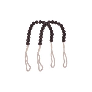 Unique Bargains Wooden Bead Curtain Polyester Wood Lake 2 Pcs - 1 of 4