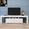 Grungis TV Stand for TVs Up to 69 Inch,Console Table with20 Colors LED for Bedroom,Living Room - 2 of 4