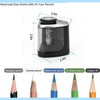 Aoibox Electric Pencil Sharpener for Kids, Fast Sharpening Blade, Ideal for No.2, School, Classroom, Office & Home Use in Sleek Black Design - 3 of 4