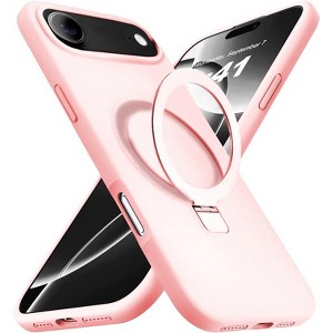 Entronix [Magnetic] Case Compatible with iPhone 17 Air - Soft-Touch Liquid Silicone Gripstand - 1 of 4
