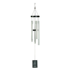 Dicksons I Can Do All Things Grey 35 inch Aluminum Wind Chime Noisemaker - 1 of 1