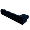 157.5" Corduroy Cloud L-Shaped Modular Sectional Sofa with Deep Seat & Storage Ottoman - 2 of 4