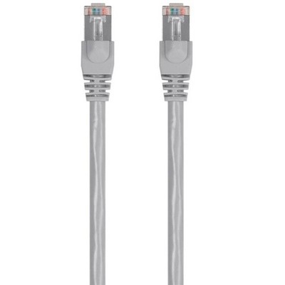 Monoprice Cat6 Ethernet Patch Cable - 7 Feet - Gray, Snagless RJ45, Stranded, 550MHz, STP, Pure Bare Copper Wire, 24AWG