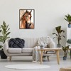 Stupell Industries Brown Horse Painting Black Framed Giclee Art - 2 of 4