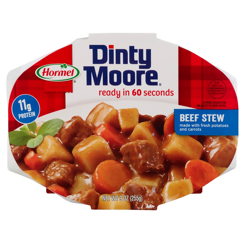 UPC 037600070607 product image for Dinty Moore Microwaveable Beef Stew 10 oz | upcitemdb.com
