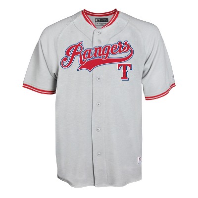 MLB Texas Rangers Men's Gray Retro Team 