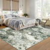 Machine Washable Area Rugs for Living Room, Modern Abstract Bedroom Rug, Low Pile Non-Slip Carpet - 2 of 4