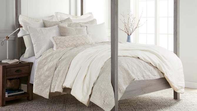 Gray Solid Quilt and Sham Set (Queen) 3pc - The Industrial Shop, 2 of 5, play video