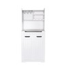 Hrinhom 70.8"H Pantry Cabinet,Freestanding Storage Cabinet with Shelves - 4 of 4