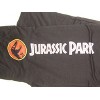 Come For The Dinosaurs Jurassic Park Men's Black Sleep Pajama Pants - 2 of 3