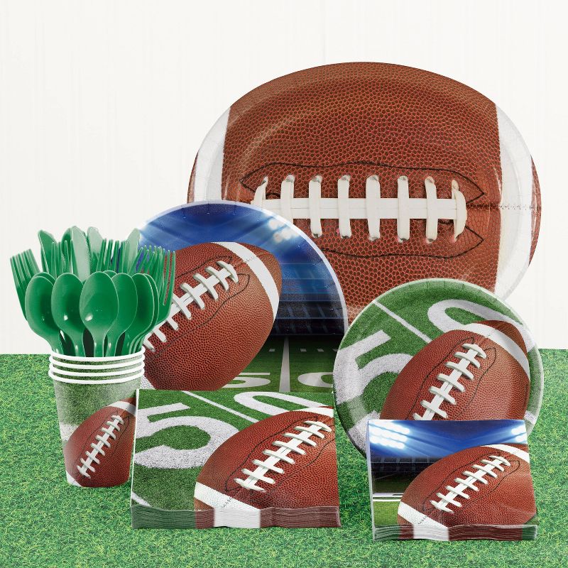 24ct Football Party Dessert Plates, 4 of 5