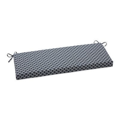 Outdoor/Indoor Bench Cushion Hockley Charcoal Gray - Pillow Perfect