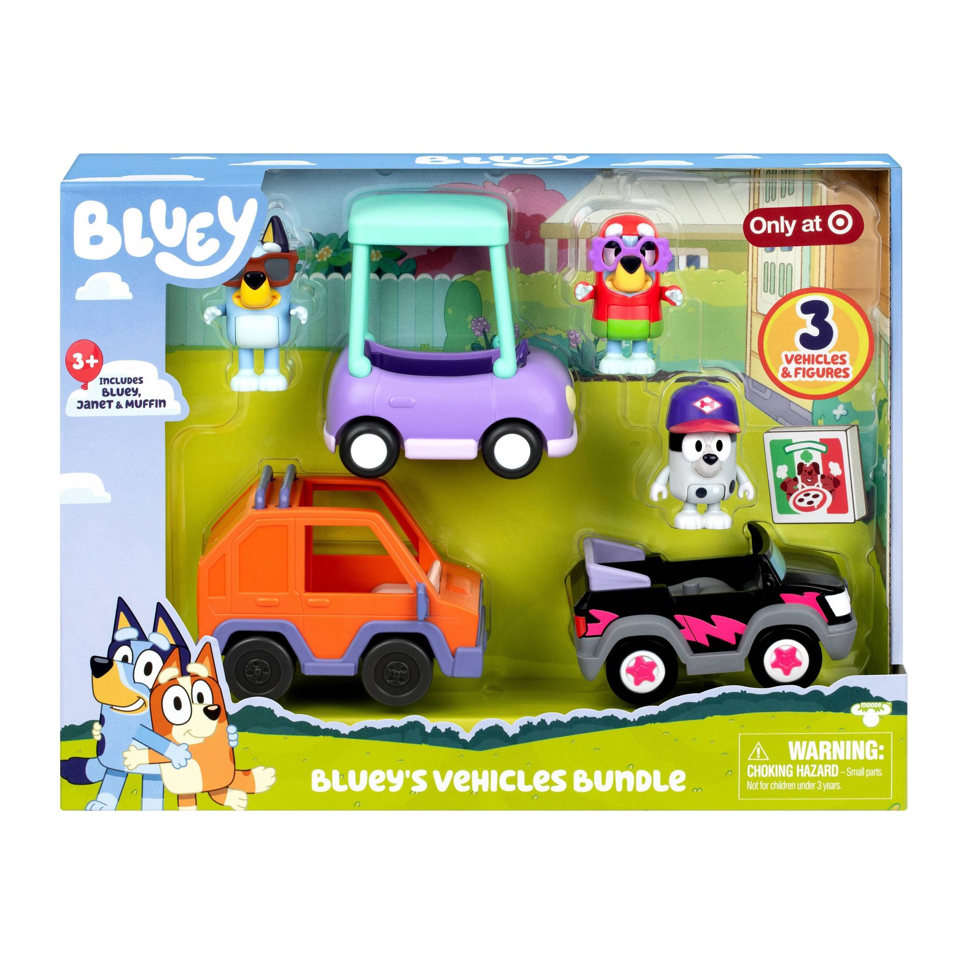 Bluey’s Vehicles Bundle 3pk