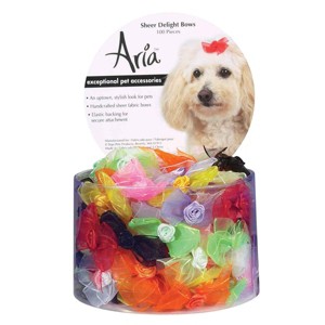 Aria Sheer Delight Bow Canister 100 pieces - 1 of 1