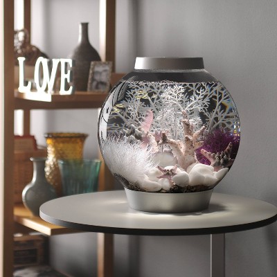 Small Purple Plastic Aquarium Plant Decoration Ball