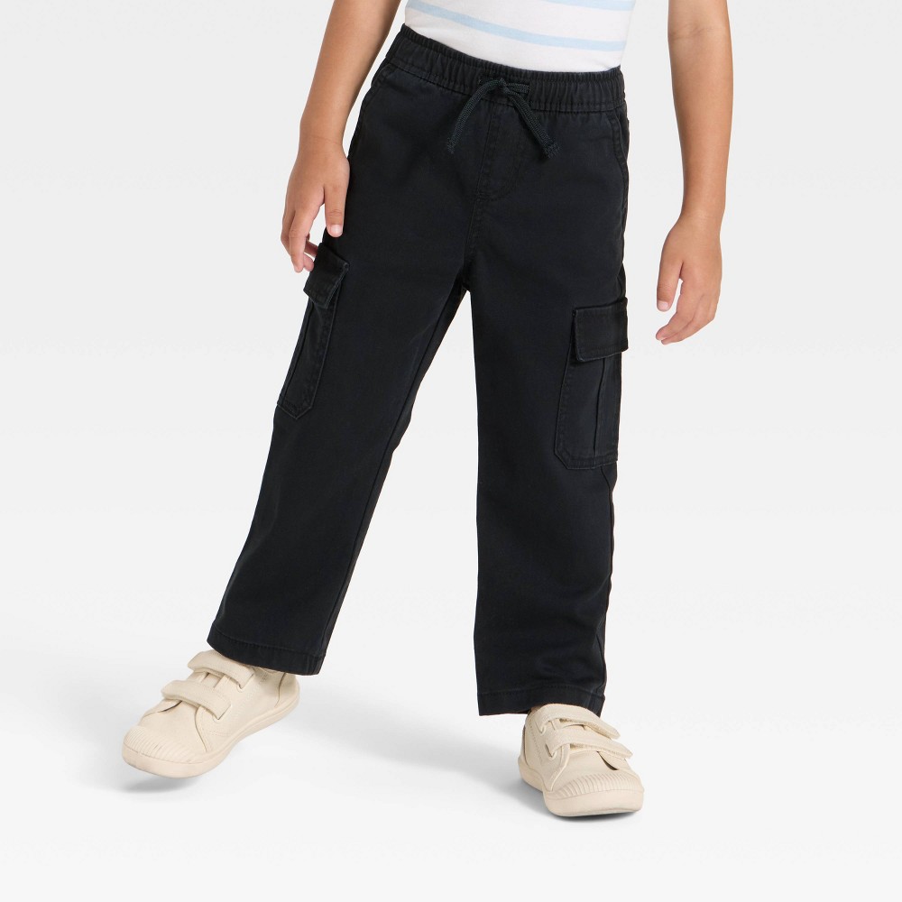 Toddler Boys' Cargo Pants - Cat & Jack™ Black 3T