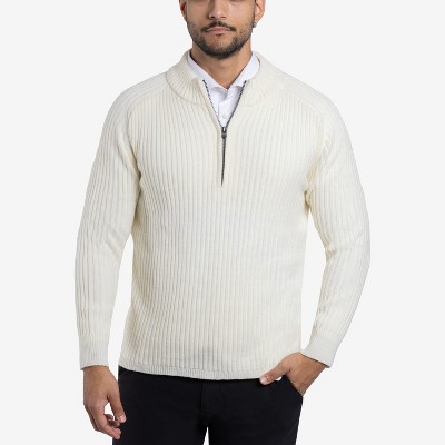 X RAY Men's Quarter-Zip Pullover Sweater
