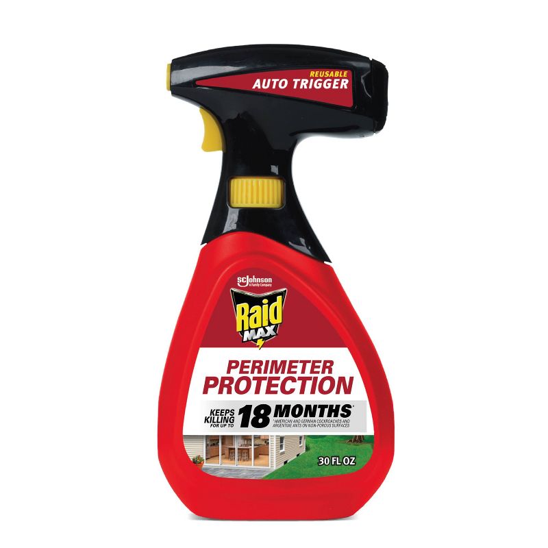Raid Perimeter Protection Trigger Spray Pesticide - 30 fl oz, 1 of 8