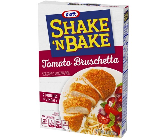 Kraft Shake 'N Bake Tomato Bruschetta Seasoned Coating Mix 4.6 oz