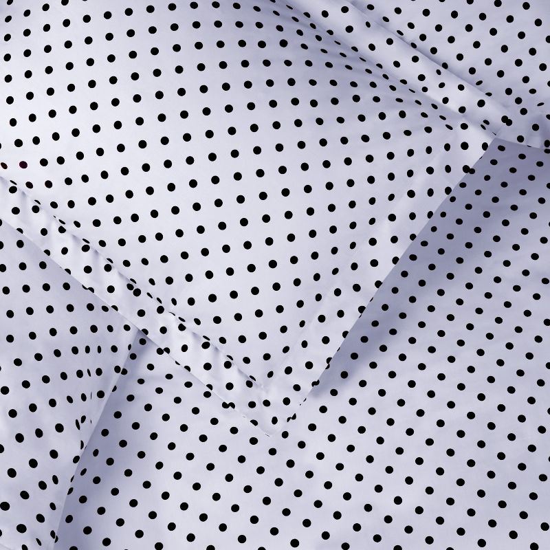 Polka Dot 600 Thread Count Cotton Blend Deep Pocket Bed Sheet Set By Blue Nile Mills, 3 of 6