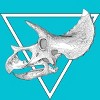 Men's Design By Humans triceratops skull By JuanMedina T-Shirt - 2 of 3