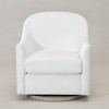 KINWELL 30" Wide Nursery Swivel Glider Chair Upholstered Armchair - 3 of 4