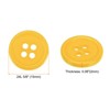Unique Bargains Resin Craft Snap Round Flat 4-Hole Sewing Buttons 50 Pcs - 2 of 4