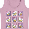Women's - Disney - Daisy Emotions Grid Graphic Racerback Tank - 2 of 4