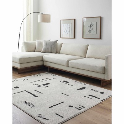 Hauteloom Winda Black & White Area Rug