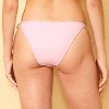 Women's Bow Trim Low-Rise High Leg Extra Cheeky Side-Tie Bikini Bottom - Wild Fable™ - 2 of 4