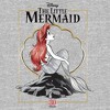 Men's The Little Mermaid Ariel 30th Anniversary  T-Shirt - Athletic Heather - 5X Large - 2 of 4